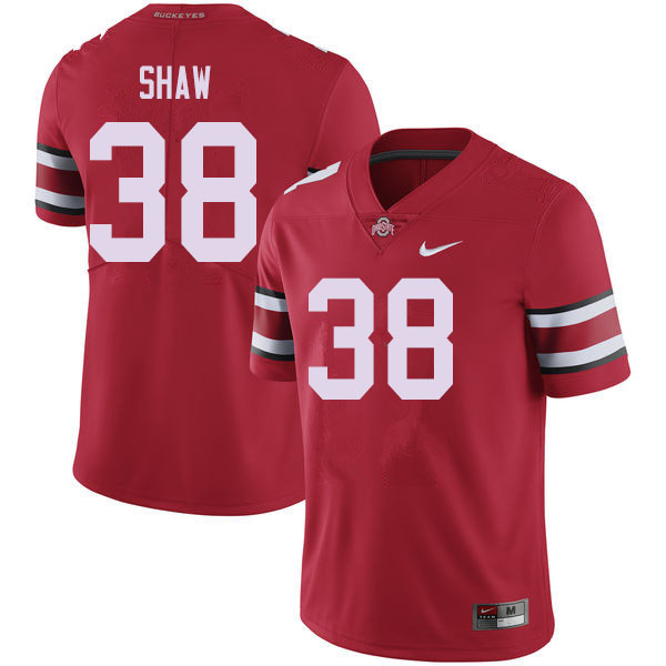 Ohio State Buckeyes #38 Bryson Shaw College Football Jerseys Sale-Red